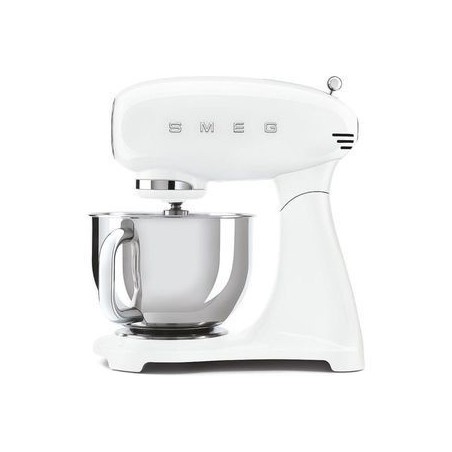 Smeg 50s Style SMF03WHEU Mixer with Tilt-Head Function - Stylish White Design for Effortless Mixing